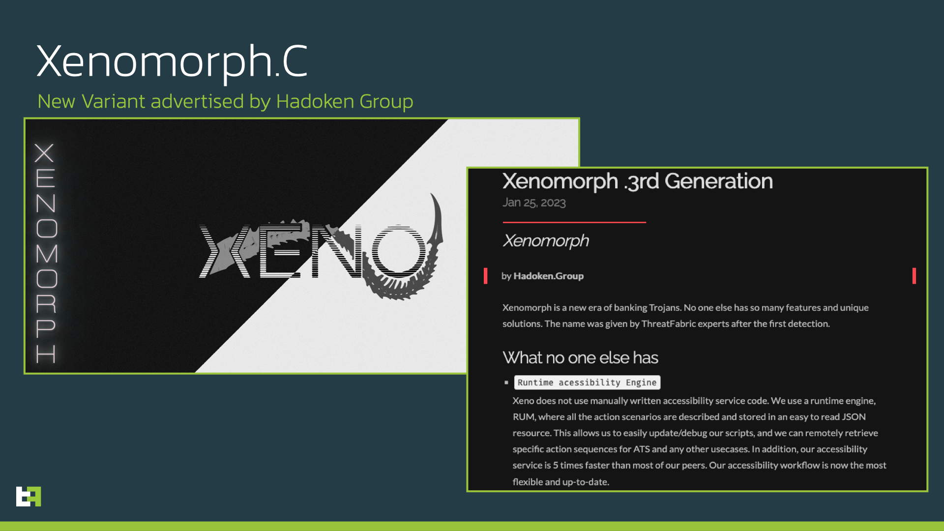 Xenomorph v3: a new variant with ATS targeting more than 400